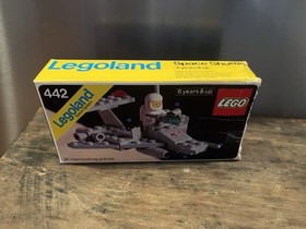 LEGO Classic Space 442 Space Shuttle 100% Complete Box & Instructions Hollow Fig