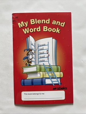 Abeka My Blend and Word Book 5th Ed Reading Homeschool 5 year old A Beka Phonics