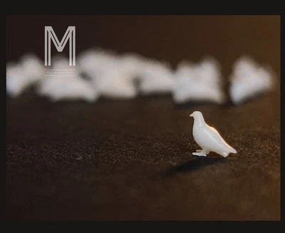 MAX.MINIATURES x20PCS 1/64 1/87 HO Pigeon birds miniature diorama décor maquette animal MM car