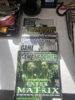 Game Informer Magazine Lot of 10 2002 2003 2009  Issues
