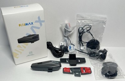 LNCOON JM Max S2 Motorcycle Helmet Bluetooth, Mesh-Connect Up to 8 Riders