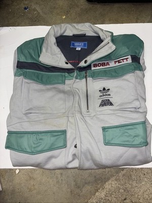 Adidas x Star Wars Boba Fett Track Jacket Size L Rare! Read Description!