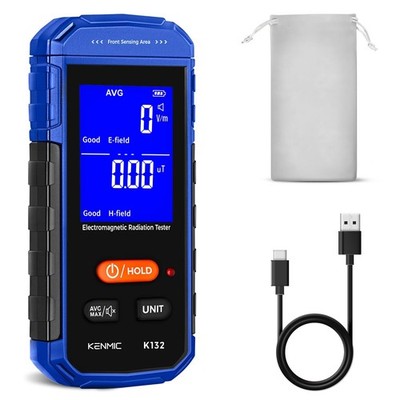 Rechargeable EMF Meter, Handheld Electromagnetic Field Detector with Digital ...