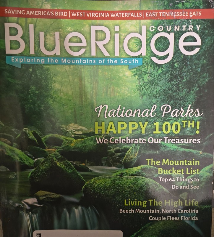 Blue Ridge Country Magazine August 2016 National Parks Happy 100th