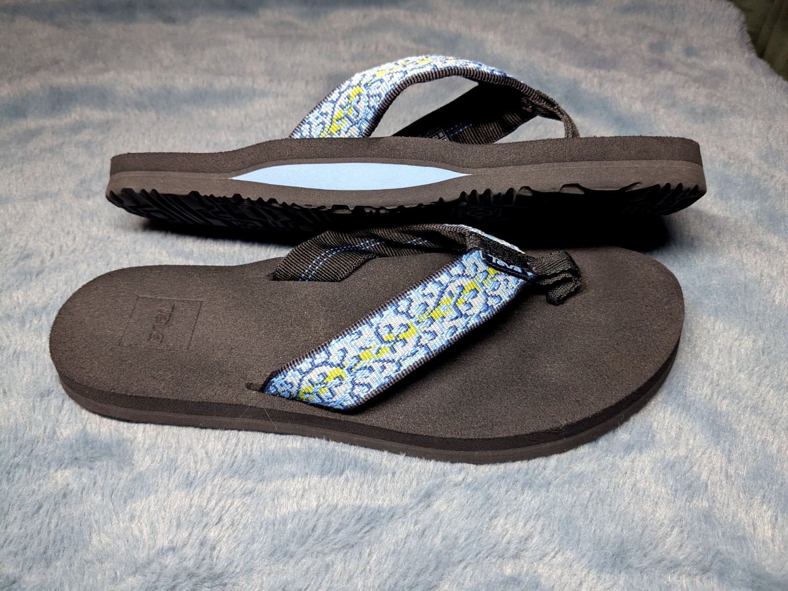 APL Scarpe sandali infradito infradito Teva Mush II donna companera blu taglia 7