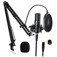 XLR Microphone Kit - Cardioid Condenser for Studio Recording