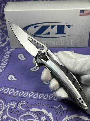  NEW Zero Tolerance ZT 0990 Knife CPM 20CV Blade Carbon Fiber Handle USA Made 
