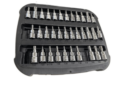 #ad Husky 3 8 in. Drive Master Bit Socket Set 37 Piece MISSING $24.99