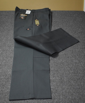 Dickies Double Knee Pants Workwear Gray Loose Fit Size 42x32 85283CH NWT