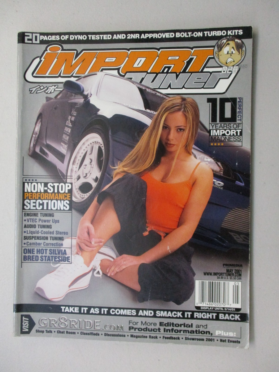 IMPORT TUNER MAGAZINE #026 MAY 2001 CHERIE ROBERTS COVER 1991