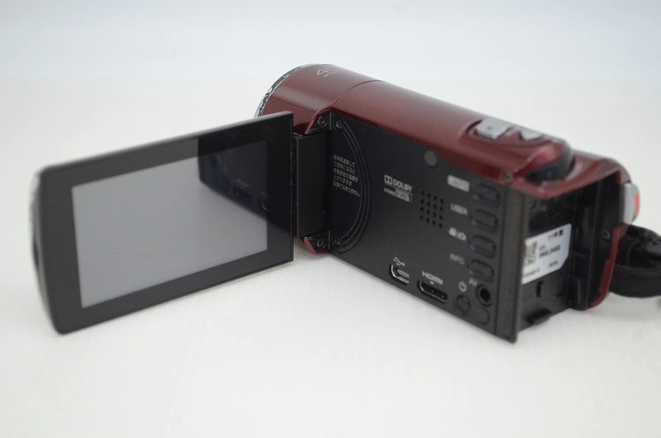 JVC Everio GZ-HM460 Digital Video Camera Camcorder Red #251104g - Image 4 of 4