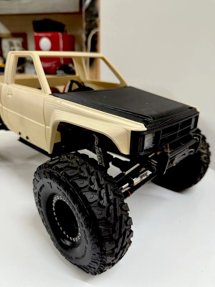 10 Scale 3D-Printed Toyota Pinched Comp Body – Fits Axial, Redcat, Traxxas- Body - Image 3 of 4