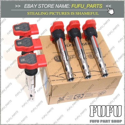6X OEM GENUINE RIgnition Coil Pack For Audi A4 A5 R8 VW Golf GTI 2.0T 06E905115
