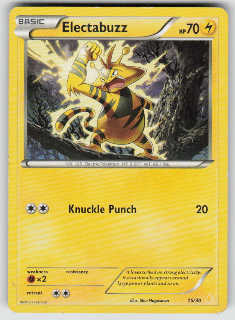 ELECTABUZZ (15) - 15/30 - HP - XY Trainer Kit: Pikachu Libre & Suicune - Pokemon