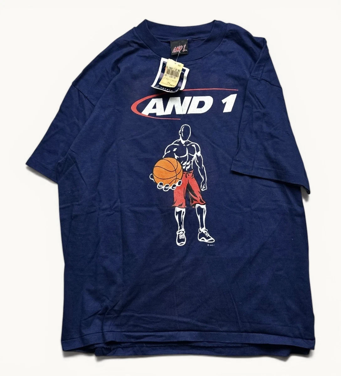 T-shirt Vintage AND1 – Streetball – The Professor – Années 2000 – Taille M