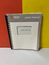 KLA Tencor (084875, Rev.A, 7/86) Alpha-Step 200 Alpha-Step 200 Manual