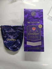 2025 Crown Royal Limited Edition Collectible Purple Camo Bag And Box Only