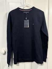 New Tommy Hilfiger Men's Long Sleeve Shirt, Size S, Blue