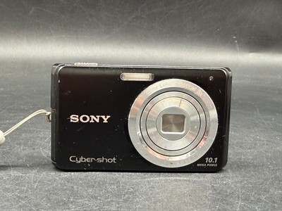 Sony Cybershot DSC-W190 Digitalkamera Schwarz 10,1 MP 3x Zoom  Kompakt Vintage