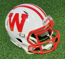 WISCONSIN BADGERS 2025 SPECIAL HOMECOMING FOOTBALL MINI HELMET 1978-87, 90 ERA