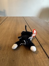 Ty Beanie Babies Black Plush Cat - FBA_4004