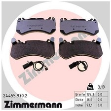 Satz Bremsbeläge Bremsklötze vorne für Audi A6 C6 4F2 4F5 C7 4G5 A7 4GA | 243