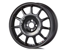 CERCHIO IN LEGA PER ABARTH 500 7,0J17" 4X100 30 68 OZ LEGGENDA MATT BLACK WHITE 