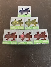 Minecraft Jelly Cubes Lot of 6 Just Toys Fidget Squishy Toy Brand New