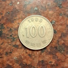 Korea-south 100 Won, 1988 for sale online | eBay