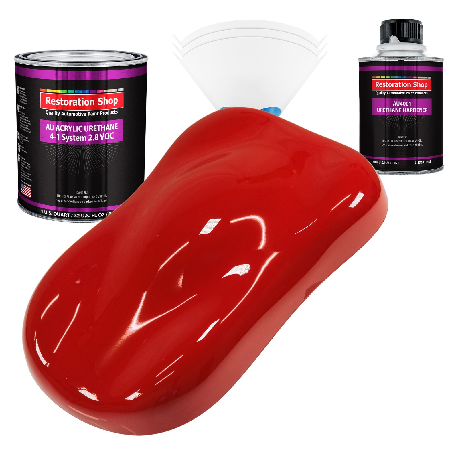 Restoration Shop Graphic Red Acrylic Urethane Quart Kit Auto Paint