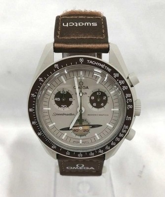 Omega x Swatch MoonSwatch Mission to Saturn Omega Swatch Bioceramic Quartz Watch