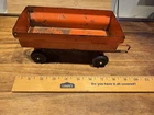 Vintage pressed farm grain wagon