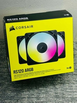 Corsair RS120 ARGB 120mm PWM Fans 3-Pack Black  Triple - 0234701