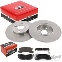 Mapco Bremsscheiben Ø266Mm + BremsbelÄGe Hinterachse Passend FüR Toyota Corolla