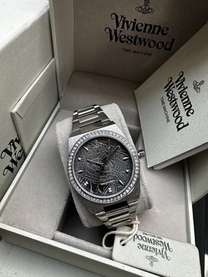 Ladies Vivienne Westwood Charterhouse Grey Dial & Diamond Tone