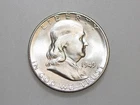 1949-S 50C FRANKLIN SILVER HALF DOLLAR GEM BU