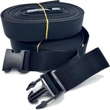 Upgraded Version 2PCS RV Cover Tie Down Straps, 40FTx1.5Inch, black
