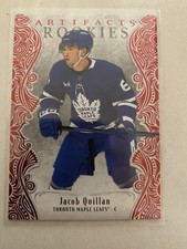 2025-26 Upper Deck Artifacts - Rookies Jacob Quillan #181 Ruby Red 135/599 (RC)