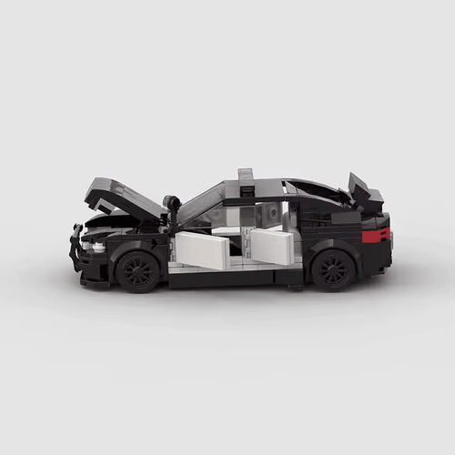 MOC Lego Car Building Set: BMW M5 Police Car - Picture 3 of 5