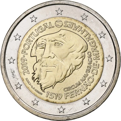 [#375966] Portugal, 2 Euro, 2019, Bimétallique, SPL, KM:New - Photo 1/2