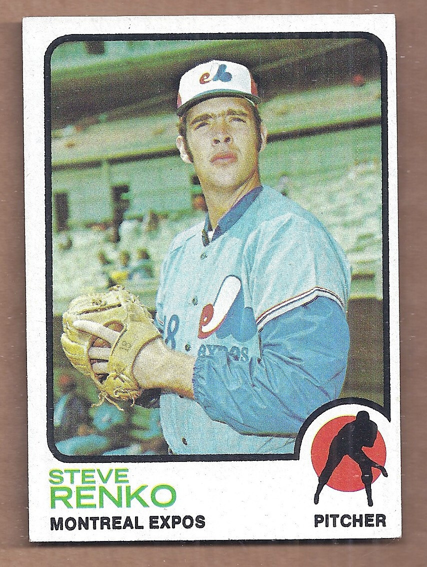 1973 Topps HIGH #623 STEVE RENKO NEAR MINT CONDITION