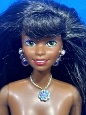 Shani Barbie Doll By Mattel w Long Hair & Green Eyes w Jewelry ☀️💎