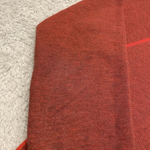 Gustin Sweater Mens M Orange Red Pullover Crew Neck Raglan Knit Sweatshirt - Picture 5 of 10