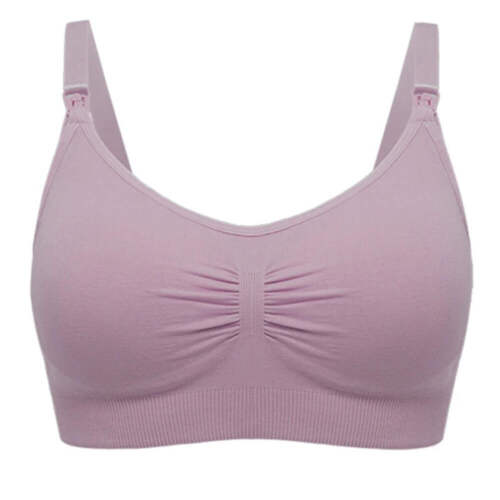 Plus Size Nursing Bra –Seamless Push-Up Maternity Bra for Breastfeeding - Picture 21 of 76