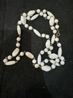 Vintage Milk Glass Necklace