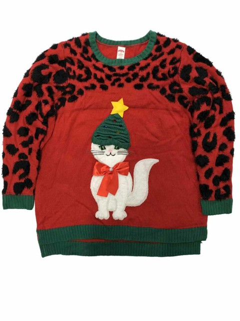kitty christmas sweater