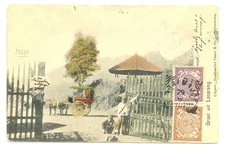 DUTCH INDIES NED INDIE 1907 PPC =LOSARANG= TO ITALY -CARD CREASED   F/VF