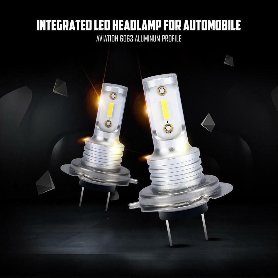 2x H7 LED Headlight Bulbs Conversion Kit - Hi/Lo Beam For Hyundai Sonata 2003-2014, 6000K White