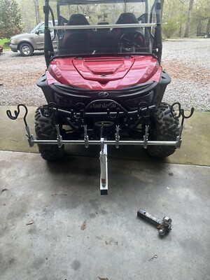 NEW ITEM  36'' T-bar with 6 Fully Adjustable Rod Holders On 2  Reese Hitch.*