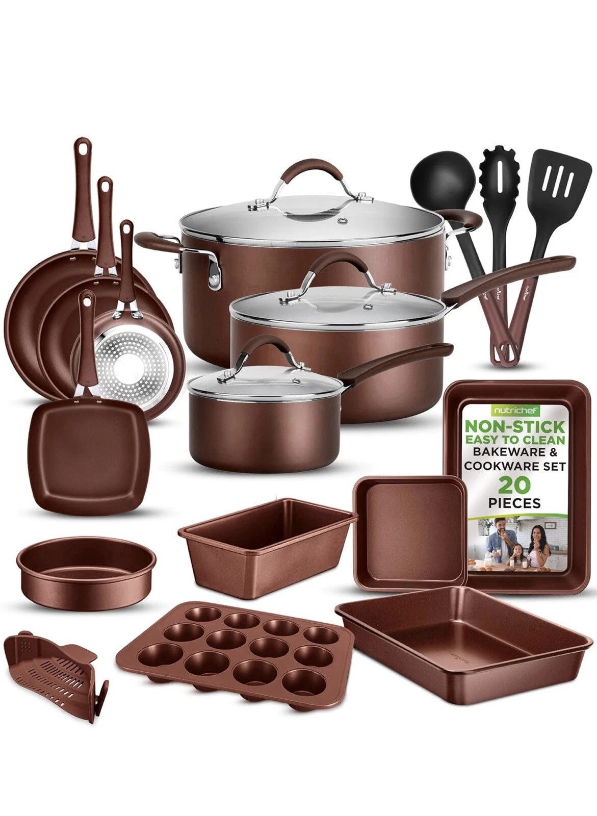 NutriChef Kitchenware Pots & Pans Set